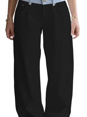Wide Leg Black Pants
